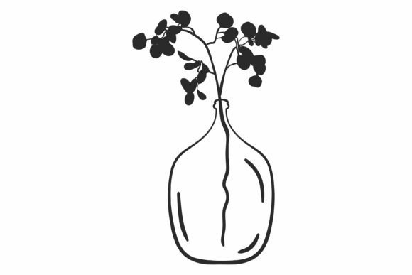 Floral Jar Svg Bundle, Floral Mason Jar Graphics and Illustrations