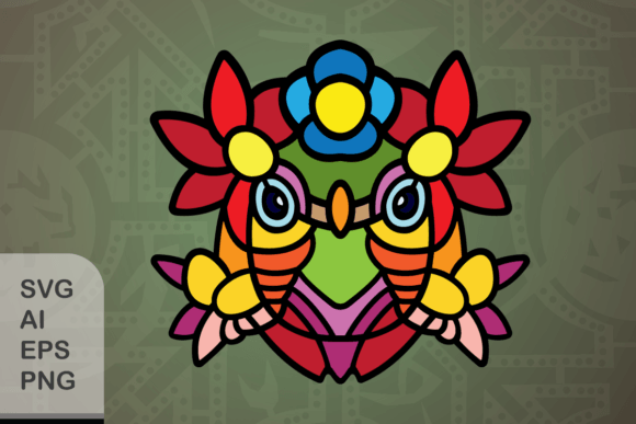 Funny Floral Bird O Graphics and Illustrations Review