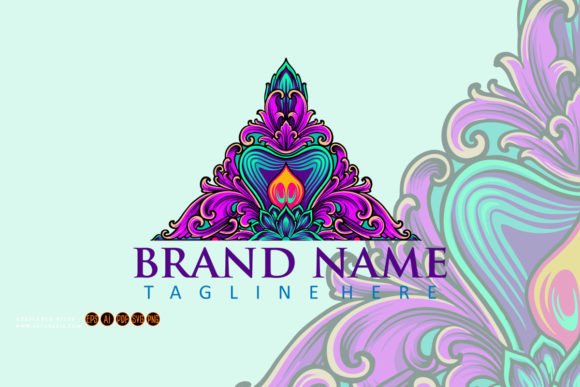 Triangle Engraving Floral Ornament Decor Review